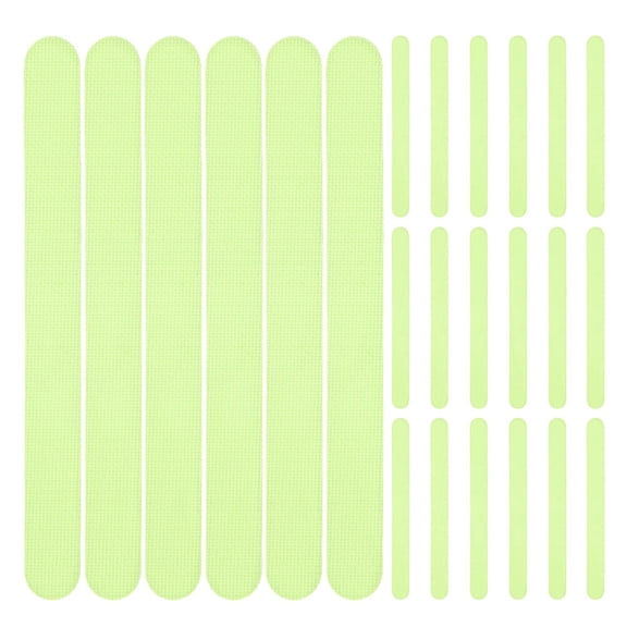Baluue 24Pcs Transparent Luminous Non Slip Stair Treads for Home Safety in Bathroom Kitchen