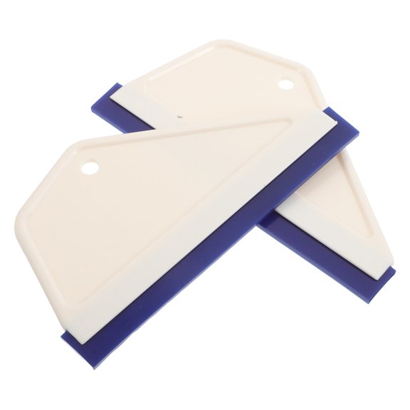 Baluue 2Pcs Automotive Film Cleaning Brush and Car Wrap Tool for Window Film Application
