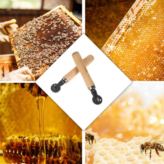 Baluue 2Pcs Beekeeping Burying Devices for Easy Hive Frame Wire Embedding Assorted Colors