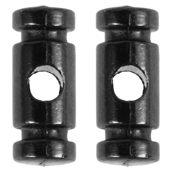 Baluue 2Pcs Black Guitar String Retainers for Electric Guitar String Stability and Repair