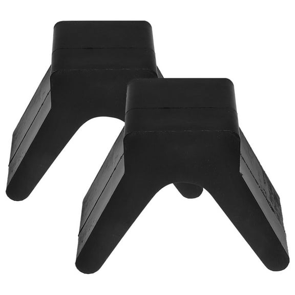 Baluue 2Pcs Boat Trailer Maintenance Rubber Bow Stop Block For Transporting Boats
