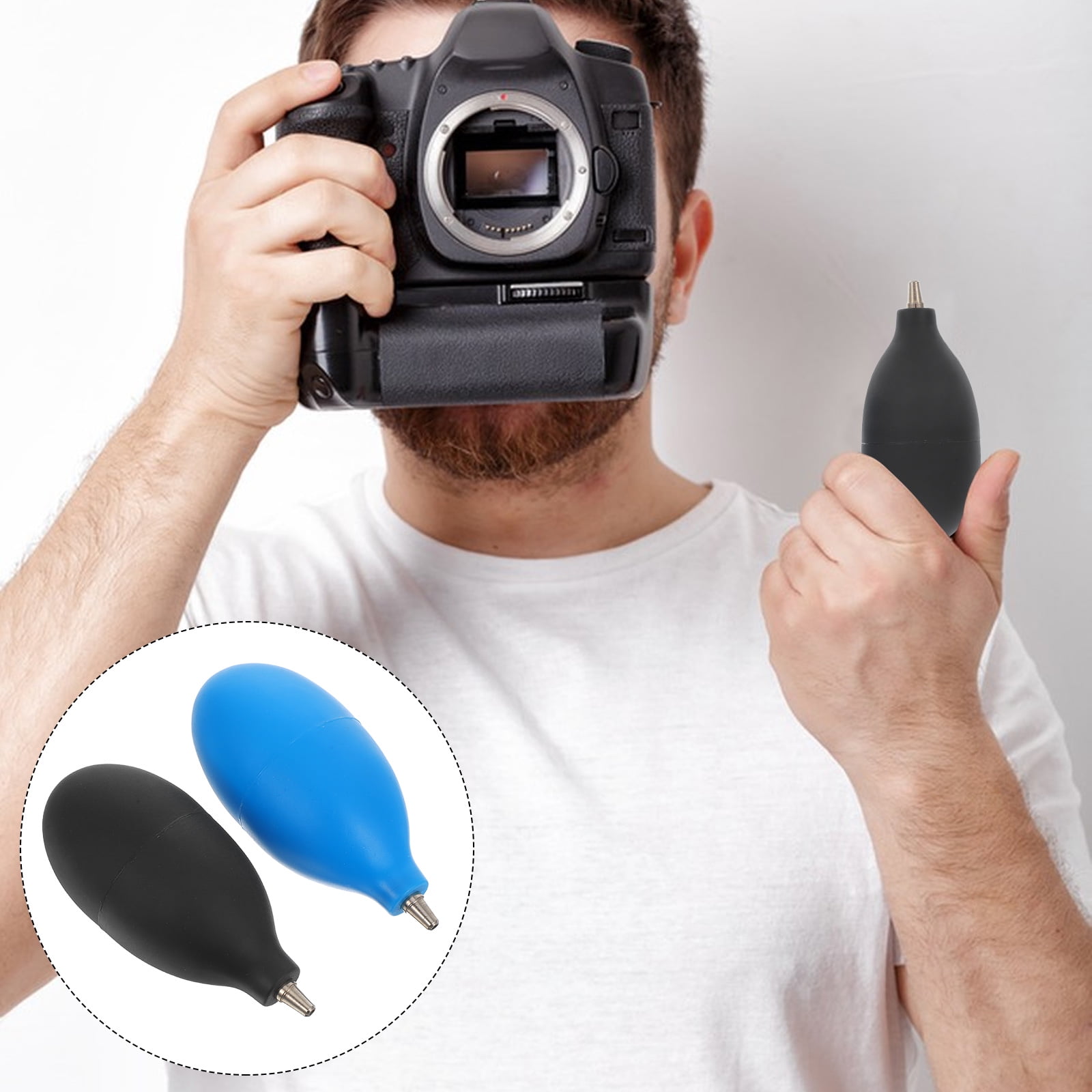 2 Soffietti In Gomma/Silicone Per Pulizia – Pompetta Ad Aria Per Apparecchi Acustici, Fotocamere, Tastiere