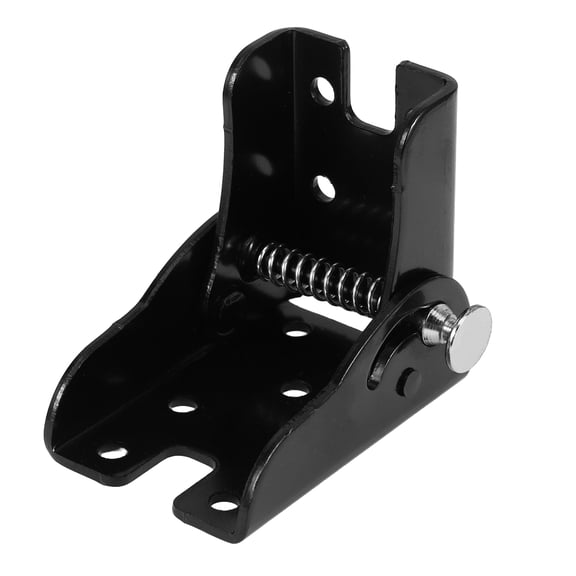 Baluue 2-Pack Heavy Duty Black Folding Table Brackets with Self-Locking Support, Wall Mount for Home, Office, and Workshop Use