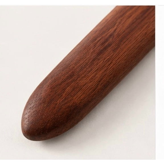 Baluue 2Pcs Natural Wood Bread Dough Paddle Sourdough Mixer Tool for Kitchen Baking