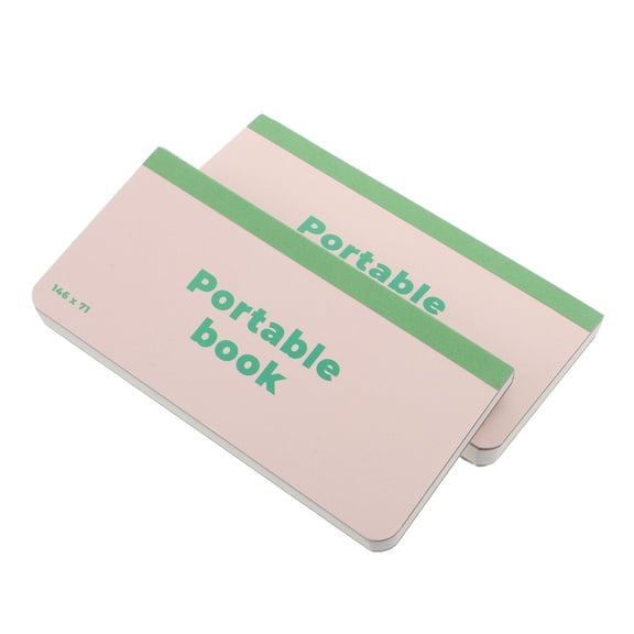Baluue 2Pcs Organizer Notebook Beige for Work with Weekly Planning Sections and Portable Design