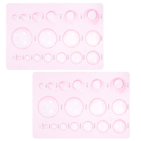 Baluue 2-Pack Plastic Flower Embossing Tools for Quilling Paper Crafts, Ideal for Craft Enthusiasts and Personal Use