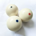 thumbnail image 1 of Baluue 2Pcs Pool Cue Balls Balance Resin White Color For All Skill Levels, 1 of 8