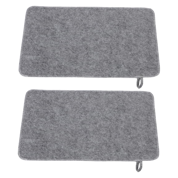Baluue 2-Pack Sauna Mats for Home Steam Sauna, Water Absorbent Bath Mats, Non- and Comfortable Pads