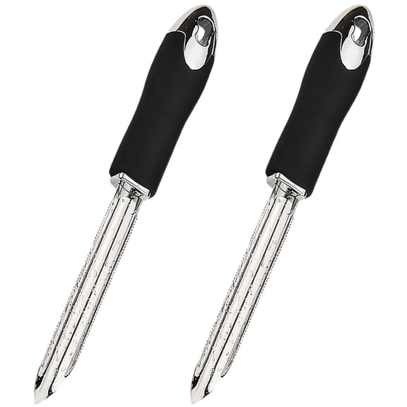 Baluue 2Pcs Stainless Steel Pepper Corers Tool for Kitchen Removal and Grip