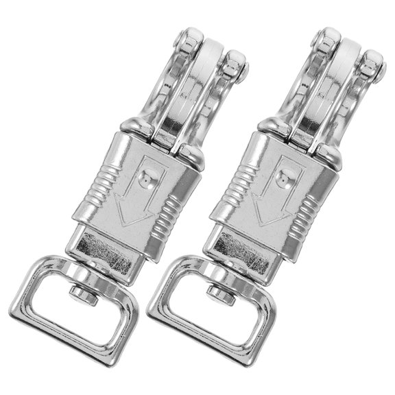 Baluue 2Pcs Zinc Alloy Horse Training Equipment Quick Release Snap Hooks for Riding Harness