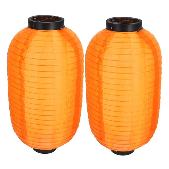 Baluue Decorative Japanese Hanging Lamp Silk 2Pack For Outdoor Use