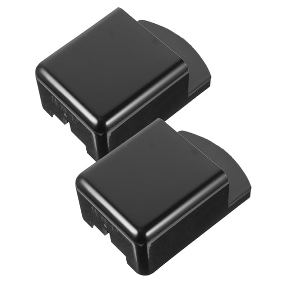 Baluue 2Pcs Black Wall Remote Holder No Punch Design for TV Ab Fan Remote and Accessories