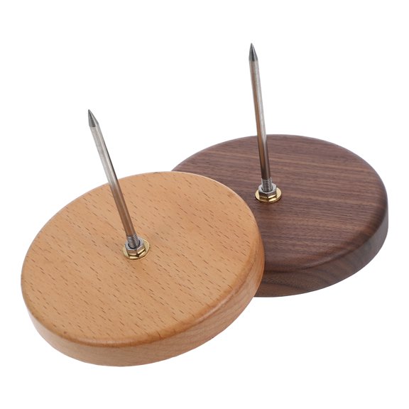 Baluue 2pcs Metal Desktop Check Spindle for Document Organization in Restaurant