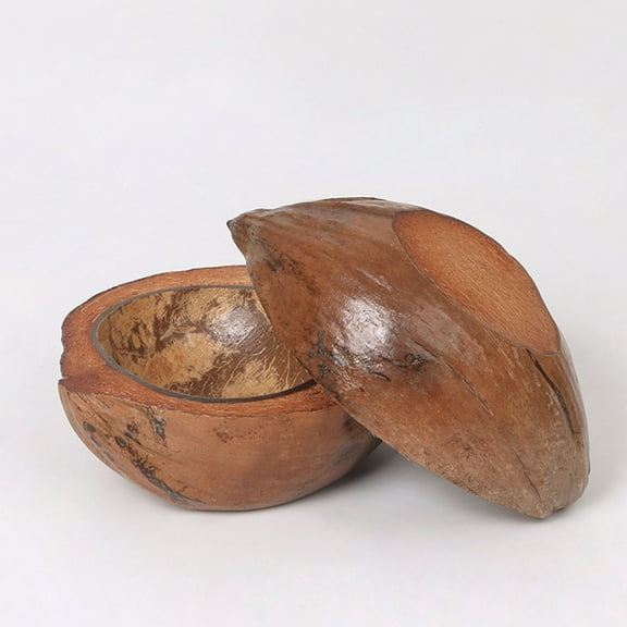 Baluue Candle Holders Set with Coconut Shell for Candle Holder Hoteliers Wedding Decoration 2Pcs