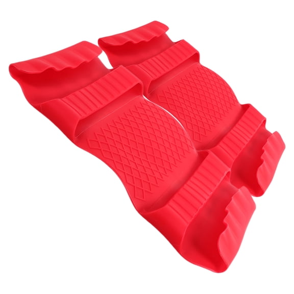Baluue 2-Pack Silicone Finger Guards for Safe Cutting with Bread Slicer Guide - Kitchen Tool for Food Preparation