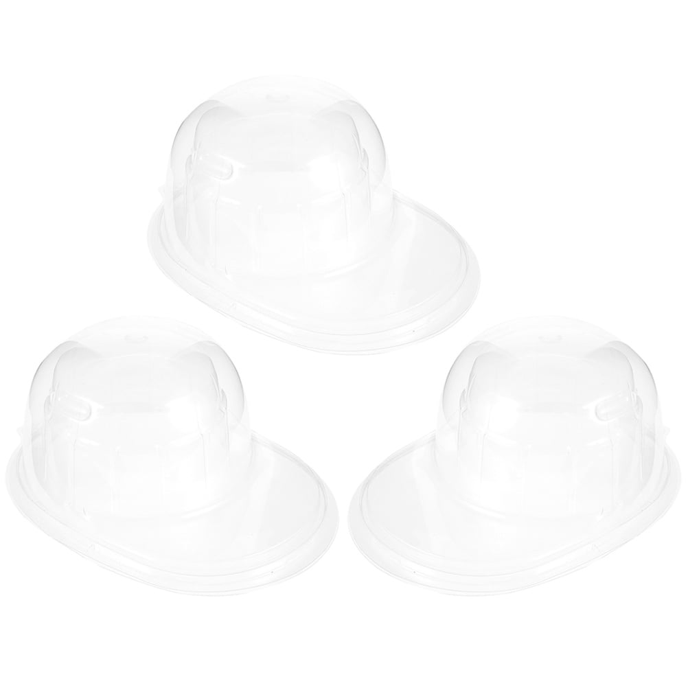 Pvc Hat Display Baluue 3Pcs Clear Plastic Hat Display Stand with Smooth Surface for Hat ...