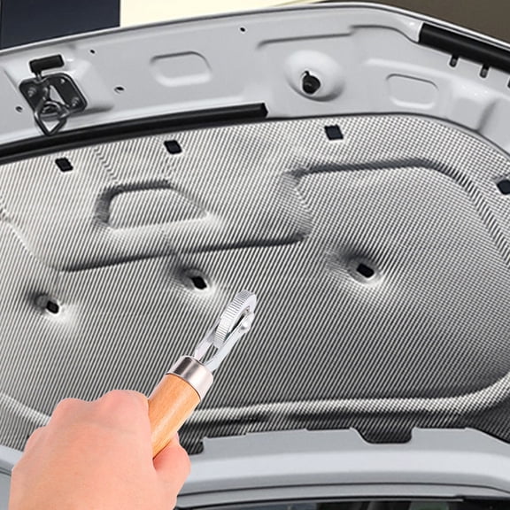 Baluue Car Tire Stitch Wheel Plated Silver Bamboo 3Pcs Durable and Portable