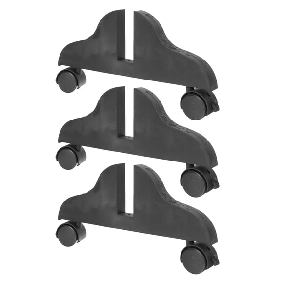 Baluue 3-Pack Plastic Partition Base Holders with , Wear-Resistant Feet for Enhanced Stability and Support of Room Dividers