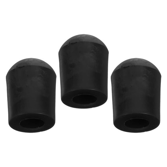 Baluue 3Pcs Practical Rubber Endpin Stopper for Cello and Upright Bass with Strong Stable Grip