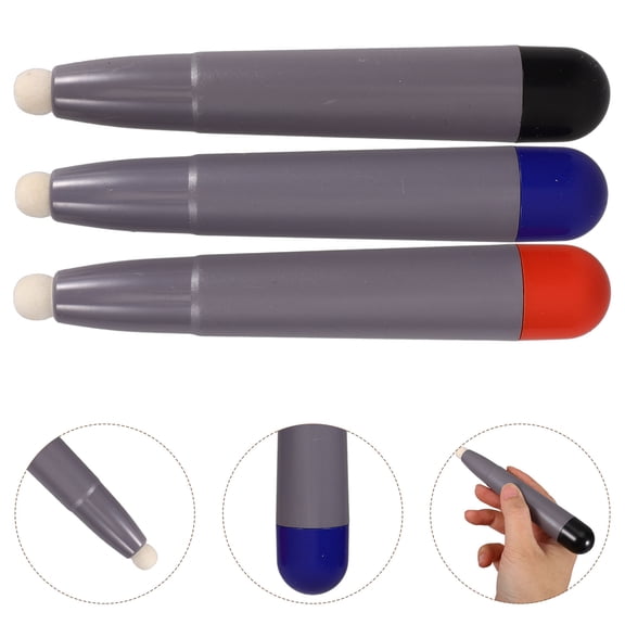 Baluue 3Pcs Universal Touch Stylus Pen for Screen Electronic Whiteboard Assorted Colors