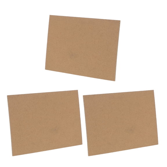 Baluue 3-Pack Black Laminated MDF Picture Frames with Stable Easel Back Stands for Home, Office, and Wall Display