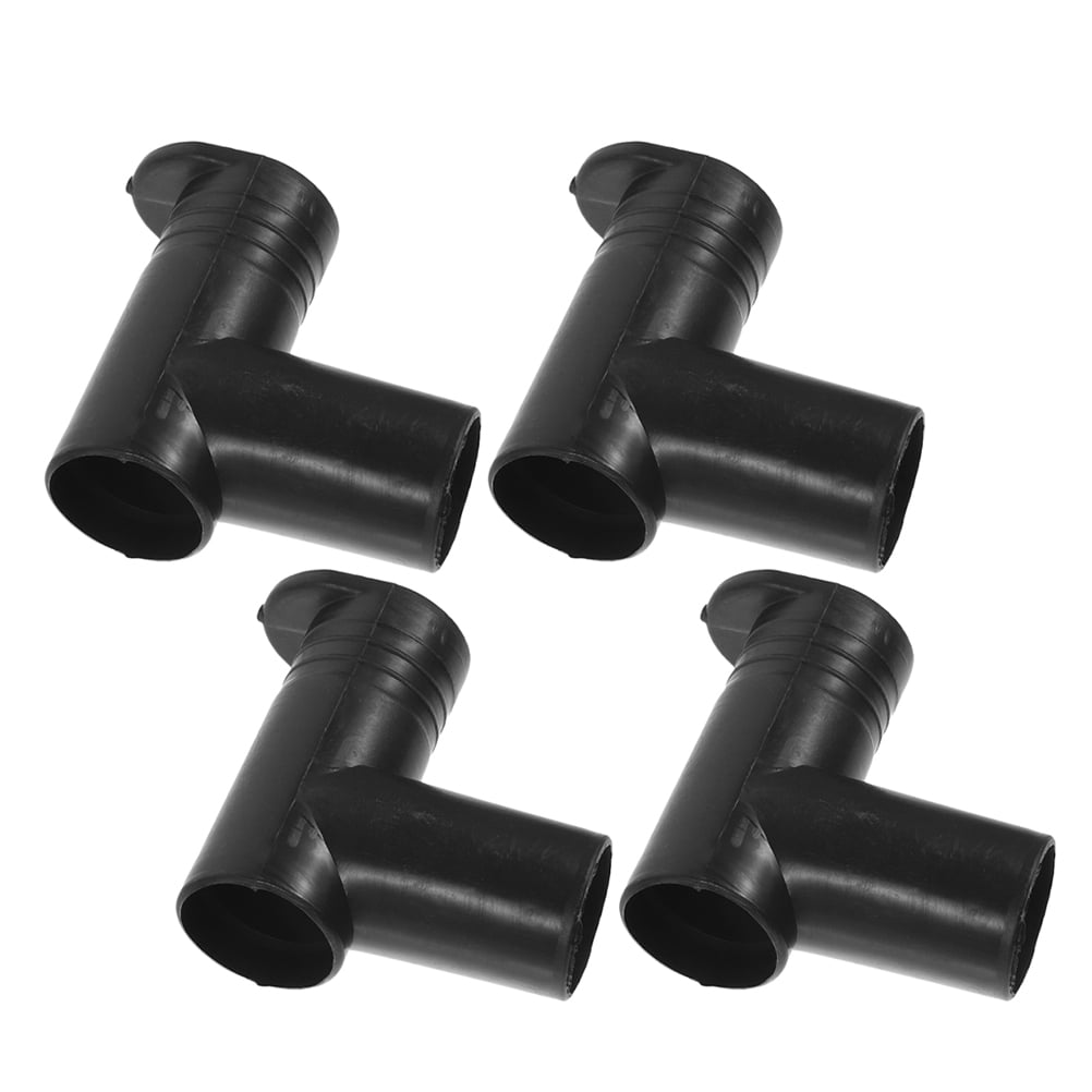 Baluue 4-Pack Plastic Right Angle Connectors for Clothes Drying Rack ...