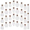 thumbnail image 1 of Baluue 48Set Small Clear Glass Bottles Transparent Design Decorative Scenes Party Planners, 1 of 8