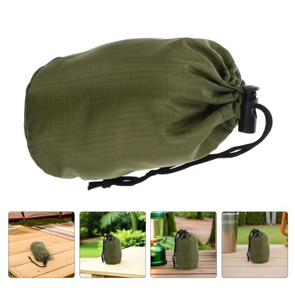 Baluue 4Pcs Outdoor Travel Nylon Drawstring Pouches Water Resistant Compact Gear Organizer