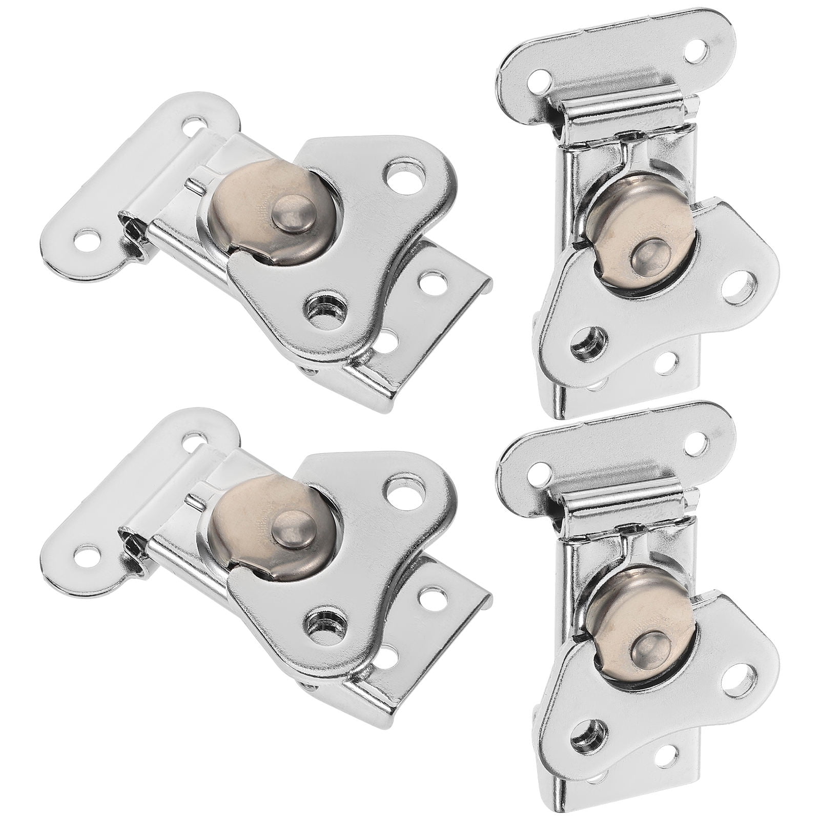 Baluue 4Pcs Spring Loaded Butterfly Latches Stainless Steel Draw ...