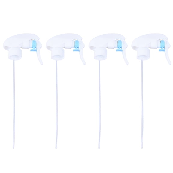 Baluue 4Pcs White Plastic Sprayer Replacement Universal Size for Garden and Household Use