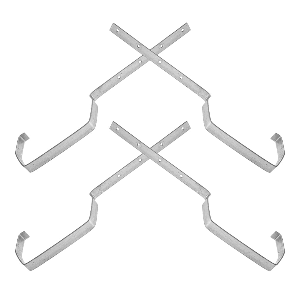 Baluue 4-Piece Iron Gutter Roof Brackets Set to Prevent Sagging for ...