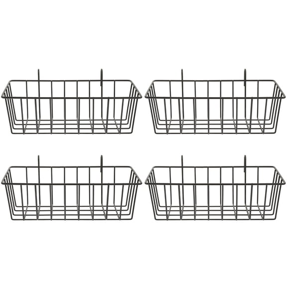Baluue 4pcs Metal Hay Feeder for Rabbits with Gaps Style