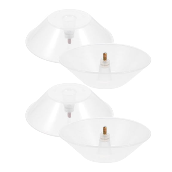 Baluue 4pcs Range Hood Accessory Plastic Square For Undercabinet Range Hood Kitchen Use