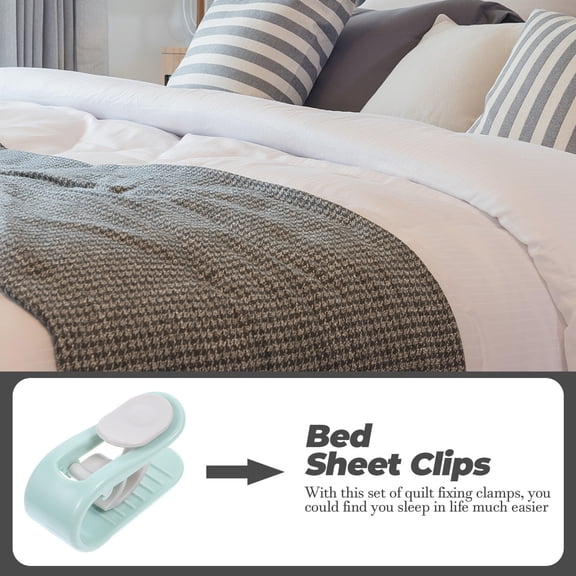 Baluue 50-Pack Light Green Plastic Quilt Clips for Hanging, Home Use, and Family Crafting Projects