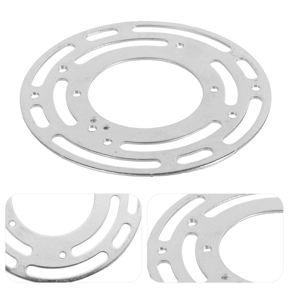 Baluue Light Fixture Mounting Bracket, Streamlined Installation, Plated Silver, 6Set