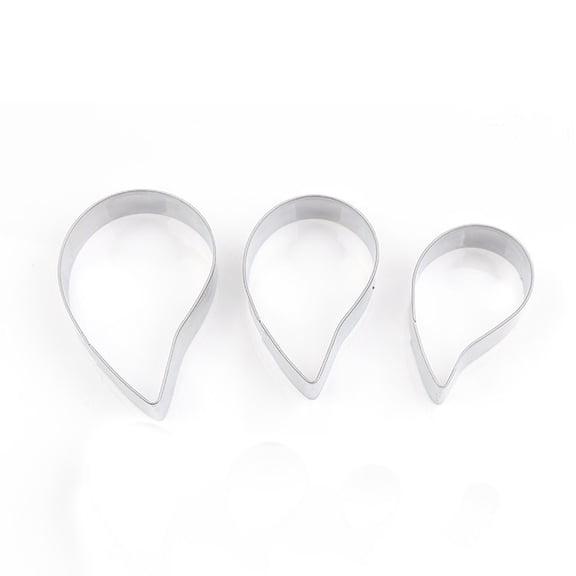 Baluue 7-Piece Stainless Steel Spiral Cookie Cutters Set Non-Stick Biscuit Cutters for Baking, Pastry, and Dough Crafting