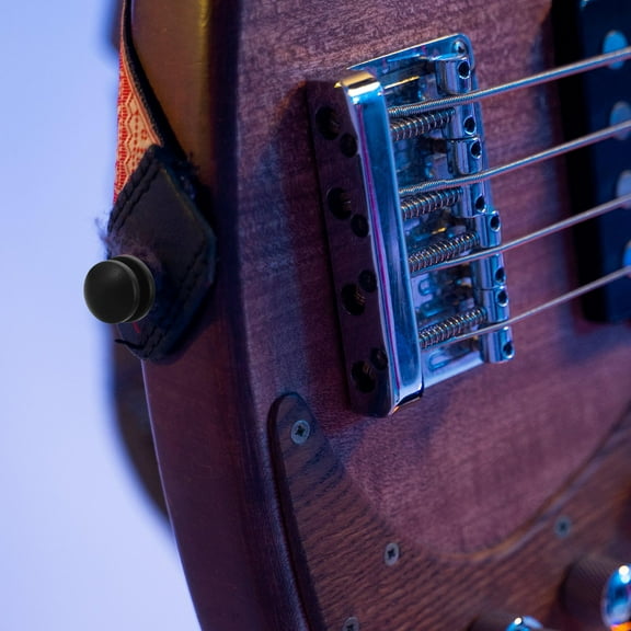 Baluue Acoustic Guitar Accessories 3Pcs Wooden Guitar Strap Pegs Anti Slipping Rosewood Maple Ebony for Musicians