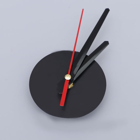 Baluue Black Acrylic Wall Clock with Silent Sweep Second Hand, Modern Simple Design for Home and Office Decoration