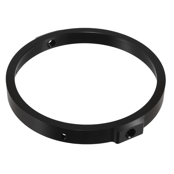 Baluue Black Aluminium Alloy Headlight Decorative Ring for Motorcycle Mount