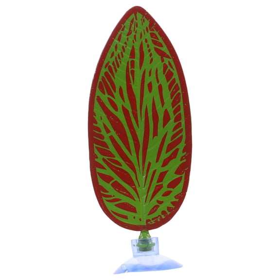 Baluue Betta Fish Bed Leaf Pads Suction Cup PVC Resting Spot 1Pcs