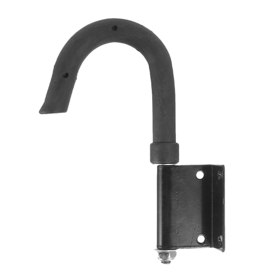 Baluue Heavy Duty Iron Ladder Hooks Black for Wall and Roof Storage