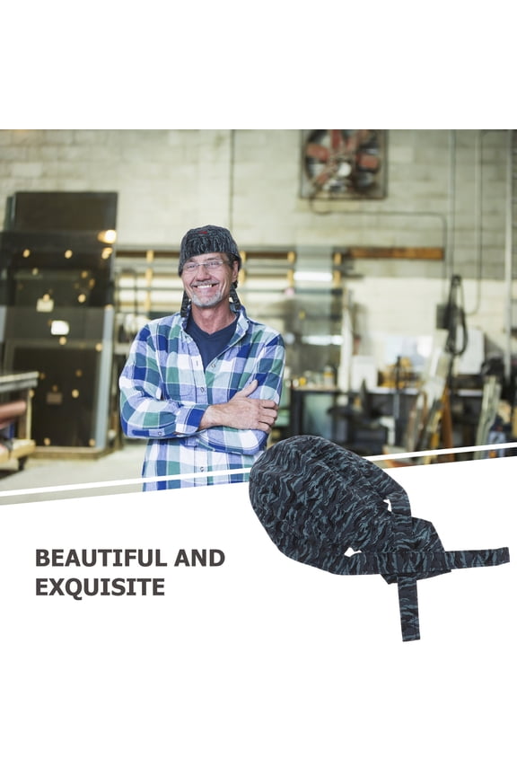 Adjustable Flame Resistant Welding Cap Breathable Fire Headwear for Safe Welding Tasks and Industrial Use