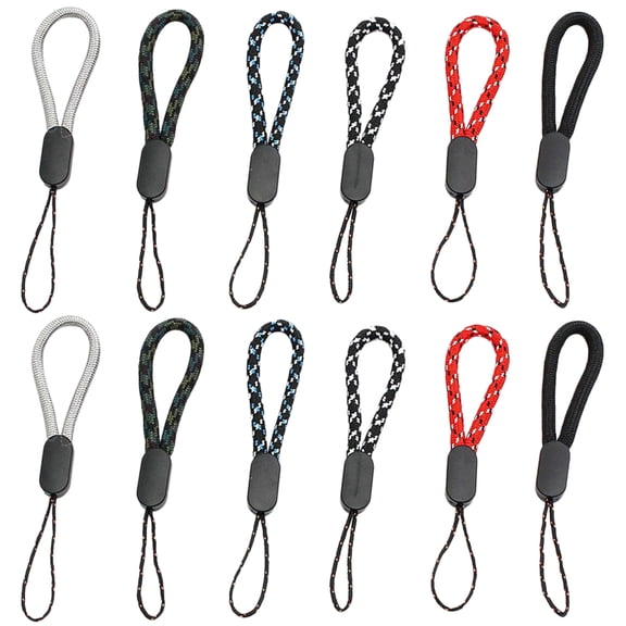 Baluue 12Pcs Multiuse Phone Chain Straps Compatible with Phones Camera USB Drive Purse