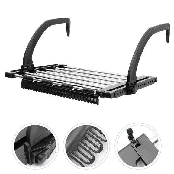 Baluue Stainless Steel Clothes Drying Rack for Balcony, Indoor and Outdoor Laundry Organizer, 1 Set