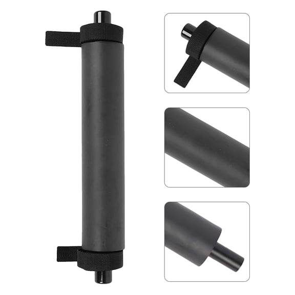 Baluue Convenient Boating Pedal Kayak Pedal Black Aluminum Alloy for Rafting 1Set