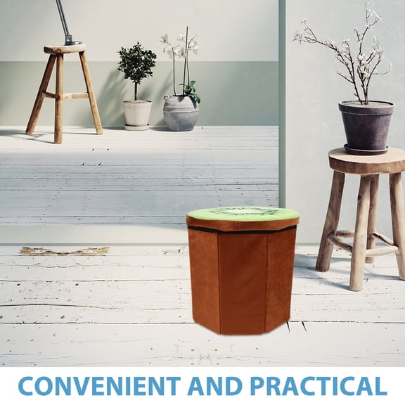 Baluue Step Stool Storage Box Cloth Storage General Users Living Room 1Pcs