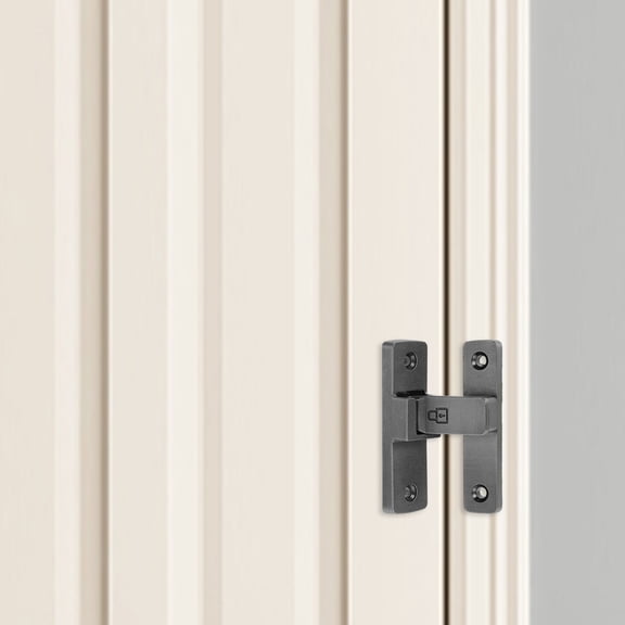 Baluue Dark Grey Zinc Alloy Sliding Door Lock Bar for Home Security