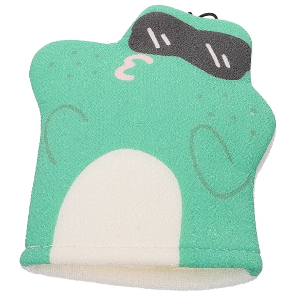 Baluue Deep Glove 2-in-1 Exfoliating Shower Mitt for Women Dormitory Use 1 Set