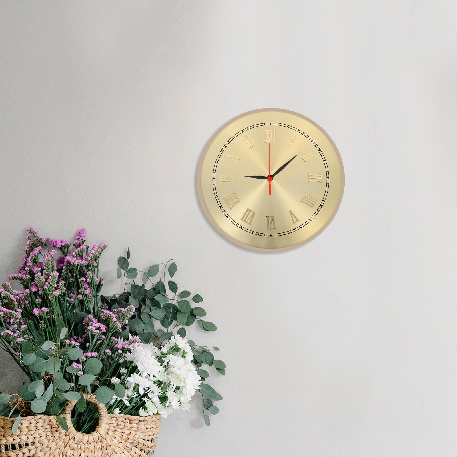 Baluue Metal Digital Clock Dial Kit - 1 Set for Hobbyists, Home Decoration, Crafting Projects, and Clock Repair Parts