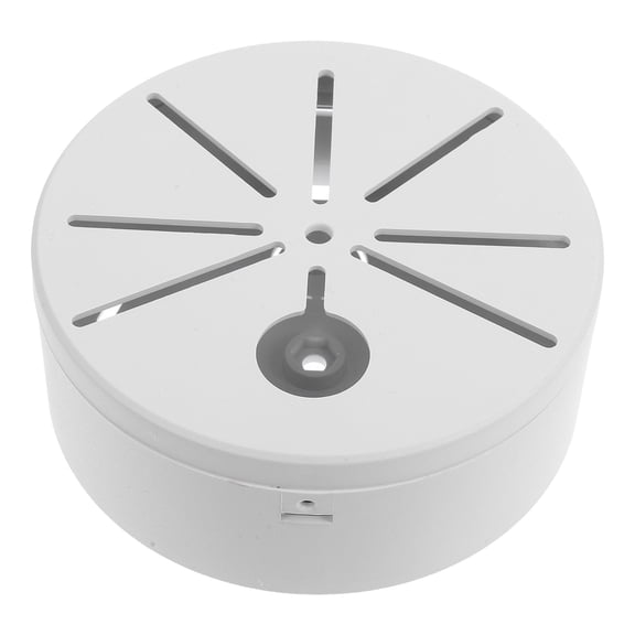 Baluue Dome Camera Mount Box White Plastic Security Enhancement Indoor Monitoring 1Set